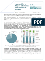 Energies Renouvelables Et Vehicules Electriques Batteries Ou Pile Combustible Et Hydrogene - 0