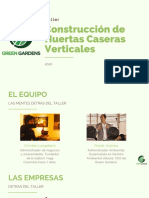 Taller de Construcción de Huertas Caseras Verticales 