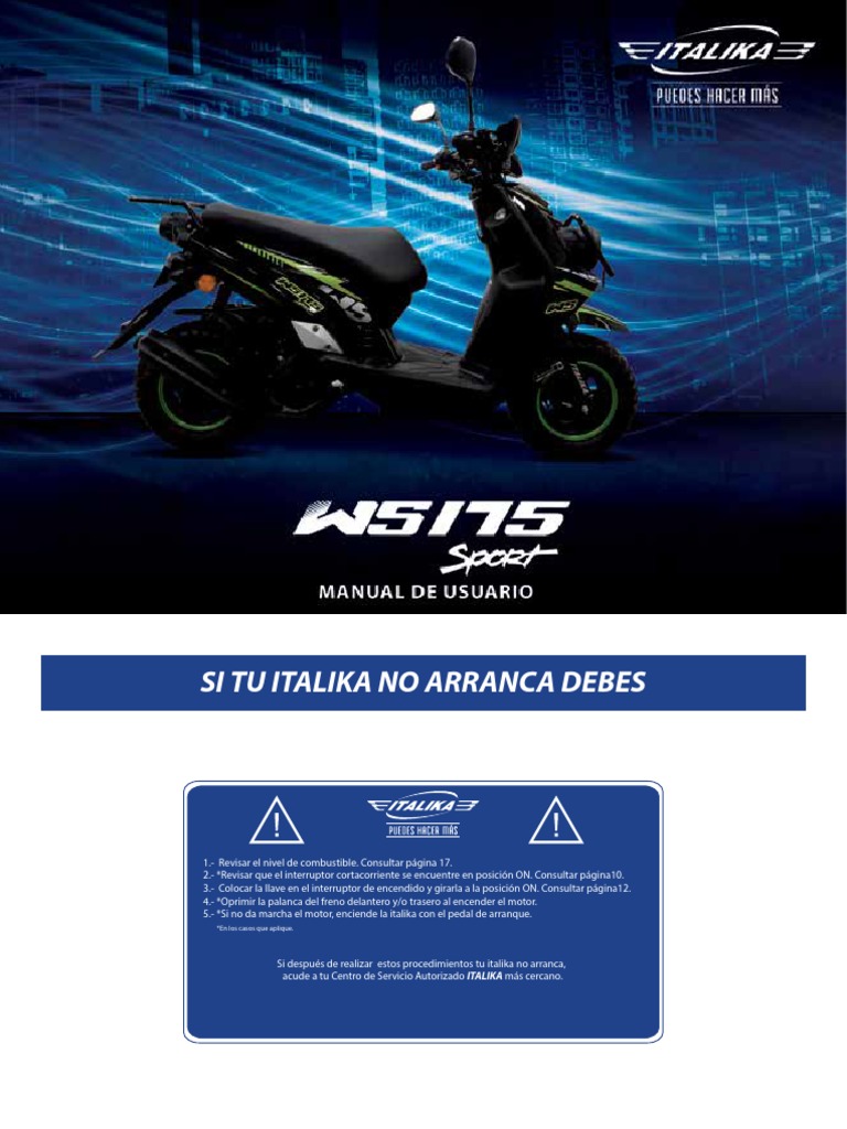 Ws175sport Italika | PDF | Tornillo | Science