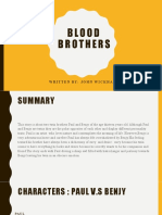 Blood Brothers (1) Analysis