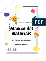 Manual dos materiais - amostra grátis