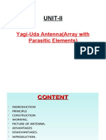 Unit-Ii: Yagi-Uda Antenna (Array With Parasitic Elements)