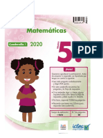 Matemáticas - Cuadernillo 1 GR 5