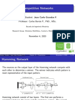 Competitive Networks: Master Student: Jean Carlo Grandas F. Professor: Carlos Borrás P., PHD., MSC