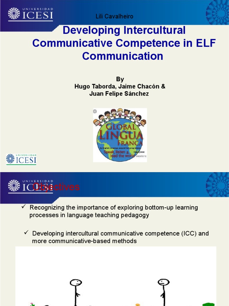 Intercultural Competence in ELF | PDF | English Language | Cross ...