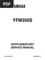 YFM350S: Supplementary Service Manual