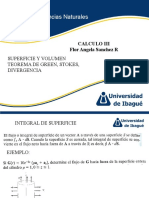 Integral de Superficie, Volumen, Teorema de Green, Stokes y Divergencia