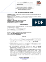 AUDIENCIA CONCILIACION Acta de Conciliacion