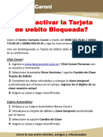 C C  Proceso Activación TDD Bloqueada y Clave - Covid 19