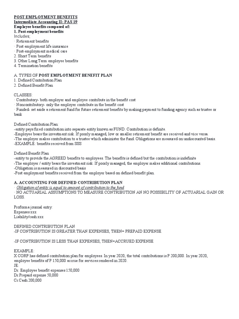 Defined Contribution Pension Accounting | PDF