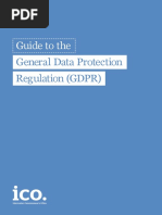 Guide To The General Data Protection Regulation GDPR 1 0