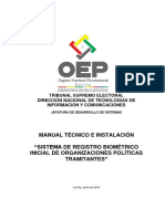 Manual Técnico - Sistema de Registro Biométrico Inicial de Organizaci... PDF