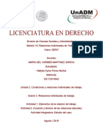 Licenciatura en Derecho: Maria Del Carmen Martinez Garcia