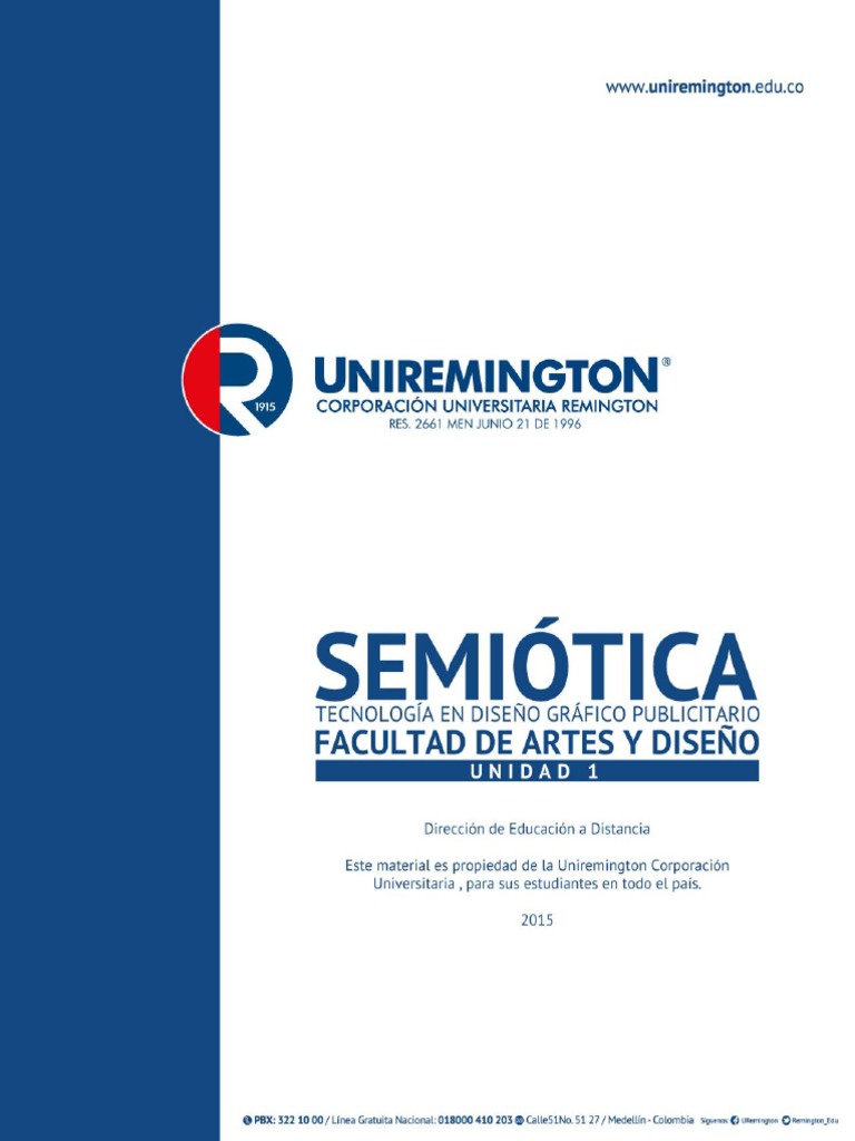 Módulo Semiótica U1 | PDF | Concepto | Comunicación