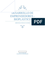 Trabajo Final Emprendedores - Bioplástico