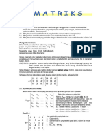 Materi - Tugas Matriks