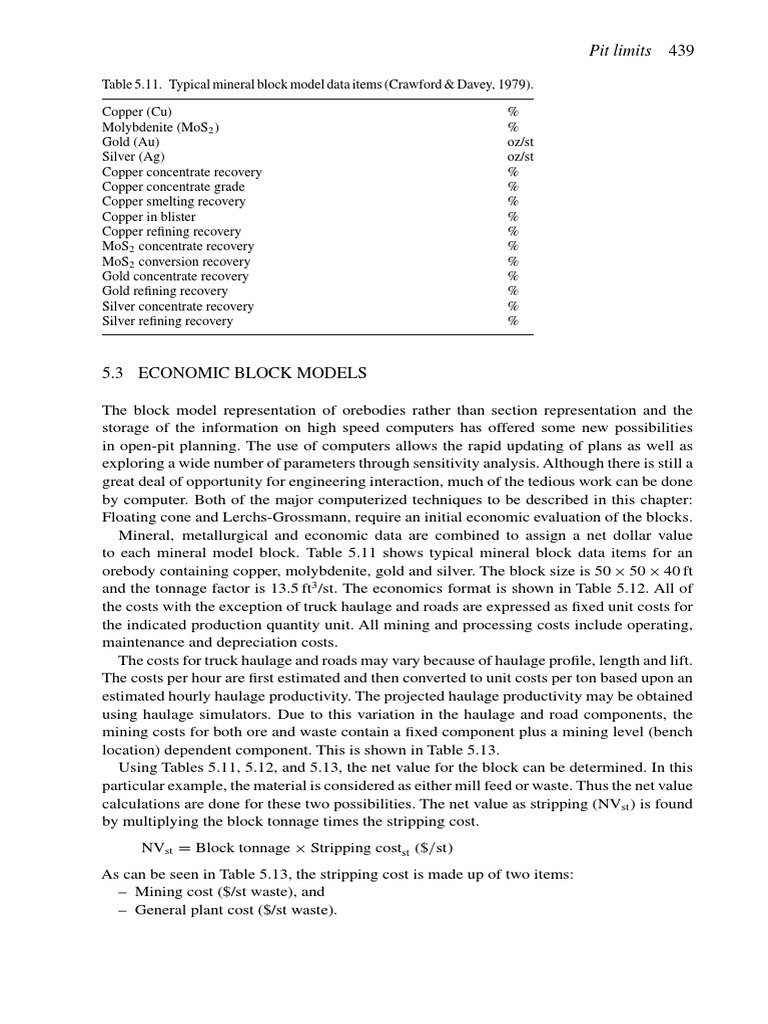 Mineral Block Model Data Analysis | PDF | Mining | Copper