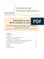 Educación en Casa - de Lo Extremo A Lo Corriente