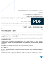 Unit 4 Section 2 - Gravitation and Electric Fields