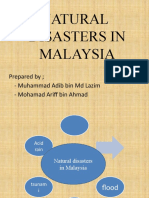 Natural Disasters in Malaysia