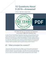 Your Top 10 Questions About ISO 13485