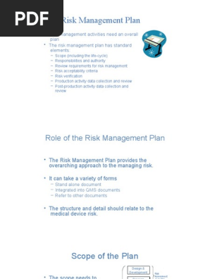 Risk Management Plan