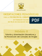 Tutoría y prevención drogas secundaria