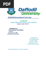 Daffodil International University Assign