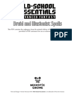 Druid and Illusionist Spells Endpapers v0.1 PDF