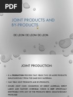 Joint Products and By-Products: de Leon/ de Leon/ de Leon