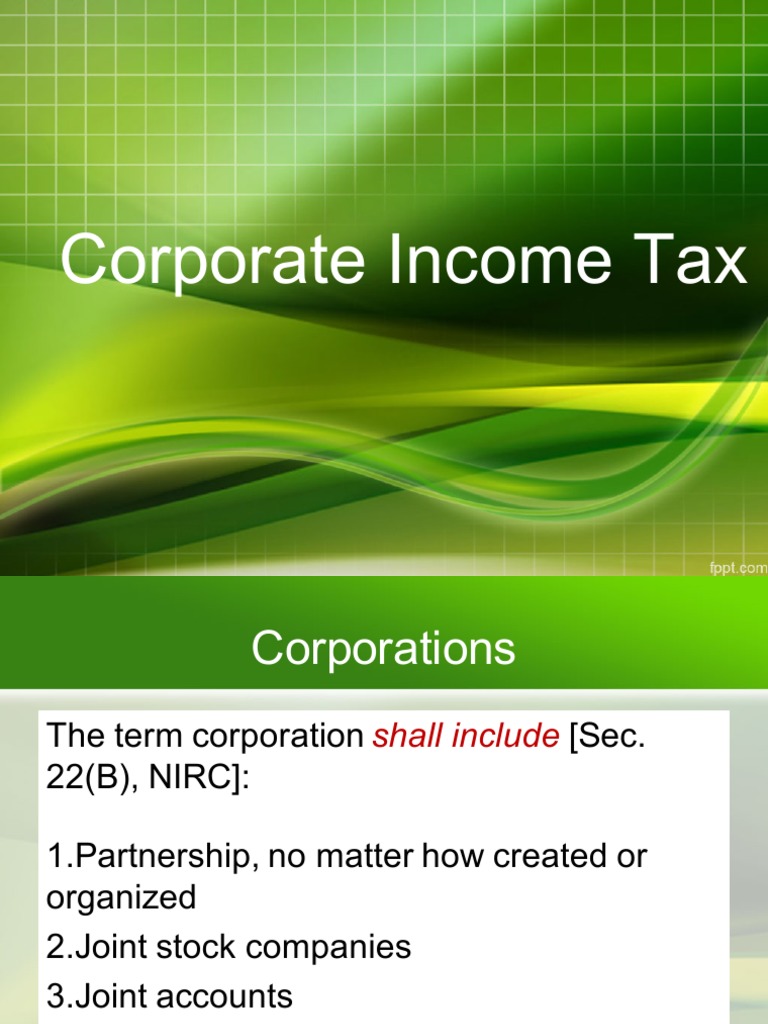 An Overview of Corporate Taxation in the Philippines including
