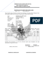 Contoh Surat Keterangan Kartu Keluarga Word MPFdocuments Website Indonesia