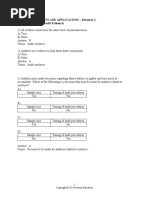 Auditing Concepts and Applications - Reviewer 2 (Nature and Type of Audit Evidence)