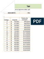 Ejercicios Porcentajes Excel