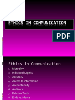 Ethics in Communication