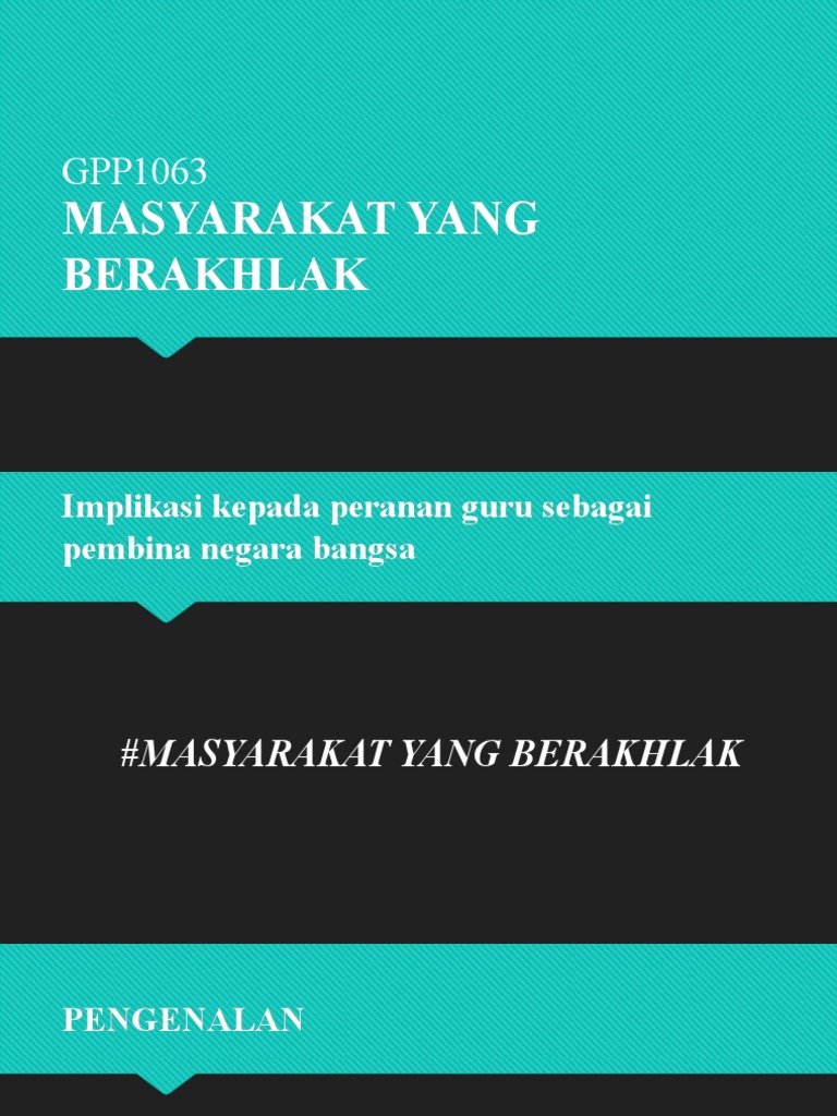 Implikasi Kepada Peranan Guru Sebagai Pembina Negara Bangsa Autosaved