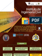 Dr. ADRIÁN FERRIÑO FIERRO Supervición de Construcción de Línea III Colectivo MONTERREY PDF