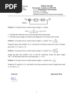 IntroCtrlSys - Final Exam - 1st Semester - 1920 - Solution PDF