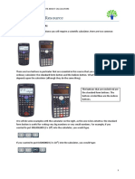 (GR) A Note About Calculators