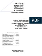 Manual de Funcionamiento y Pruebas Cargador Frontal 624k PDF