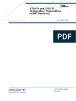 YTA610 and YTA710 Temperature Transmitters (HART Protocol) : User's Manual