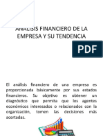 Análisis Financiero de La Empresa y Su Tendencia