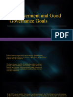 Empowerment and Good Governance Goals