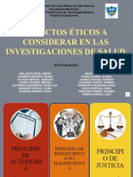 Aspectos Éticos A Considerar en Las Investigaciones ..... Listo