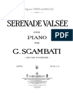 Sgambati - Serenade Valsee
