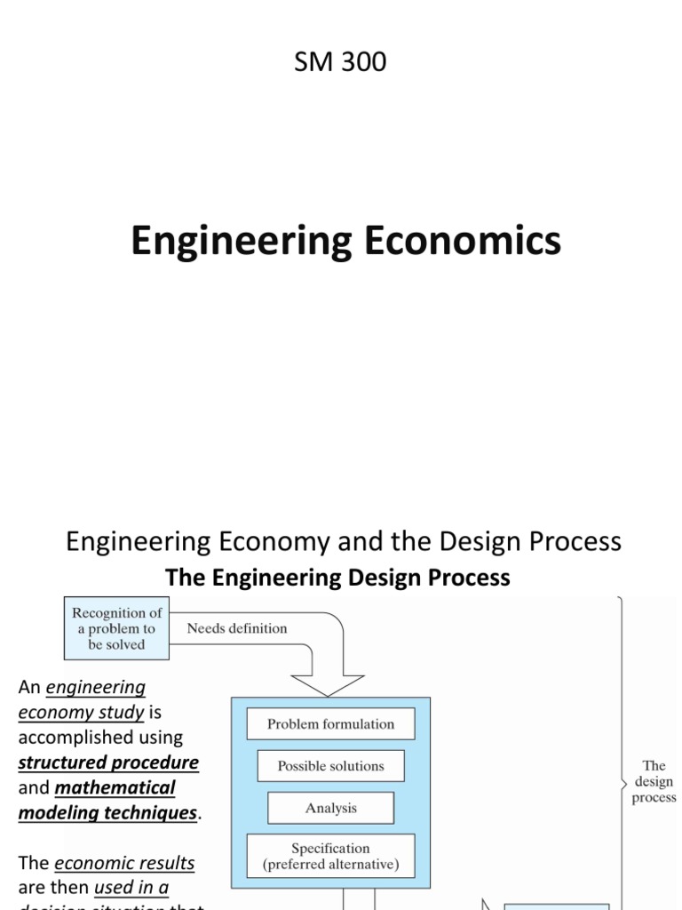 Principles of Engineering Economy | PDF | Engineering Design Process ...