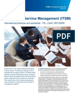 Effective It Service Management (Itsm) : International Practices and Standards - Itil, Cobit, Iso 20000