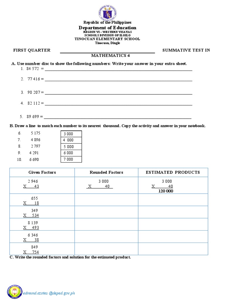 Performance Tasks | PDF