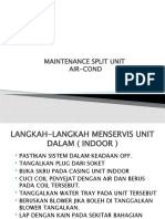 Maintenance Split Unit Air-Conditioner