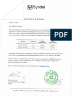 Ovaprim Shelf Life Extension Lot 1701 and 1702 Notification Letter Jan 2020